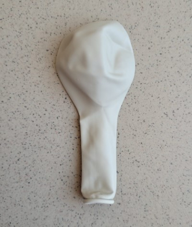 Set 50 baloane latex retro alb nisip 25 cm [2]