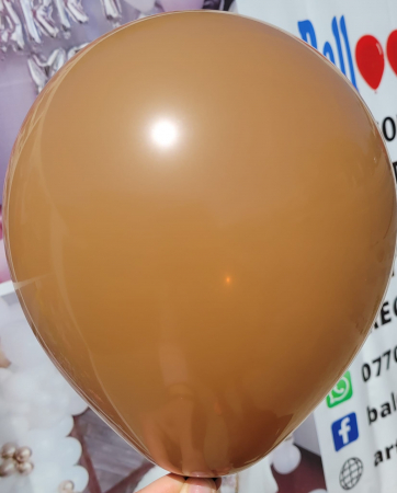 Set 50 baloane latex retro maro 25 cm [2]