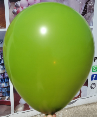 Set 50 baloane latex retro verde deschis 25 cm [1]