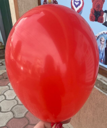Set 50 baloane latex rosu 23 cm [1]