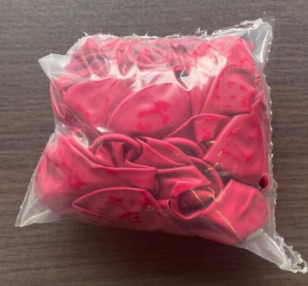 Set 50 baloane latex roz 23 cm [4]