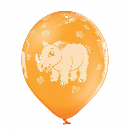 Set 6 baloane latex animale zoo 30 cm 5414391004502 [4]