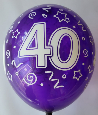 Colorate La multi ani 40 de baloane 6 bucati 12 inch (30 cm) [4]