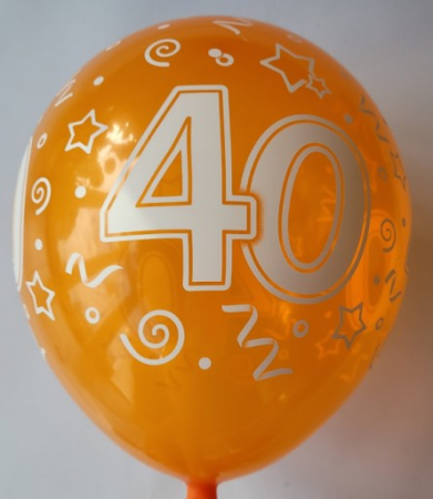 Colorate La multi ani 40 de baloane 6 bucati 12 inch (30 cm) [6]