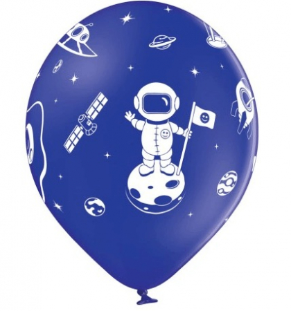 Set 6 baloane latex Astronaut 30 cm [1]