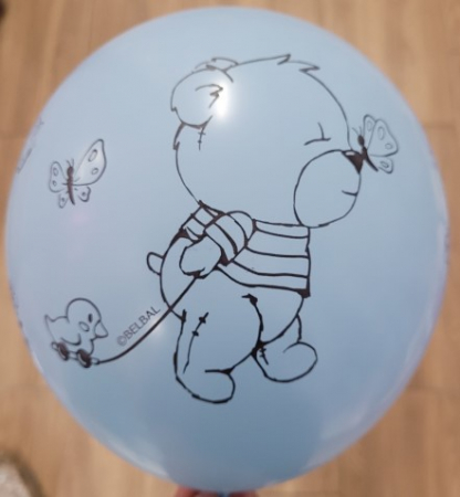 Set 6 baloane latex Baby Boy Ursulet 30 cm [3]