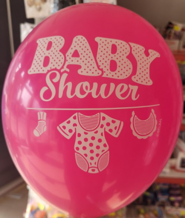 Set 6 baloane latex Baby Shower Fata 27 cm [3]