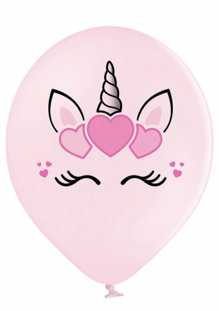 Set 6 baloane latex cap unicorn 30 cm 5414391043198 [5]