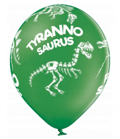 Set 6 baloane latex Dinozaur schelet 30 cm [8]