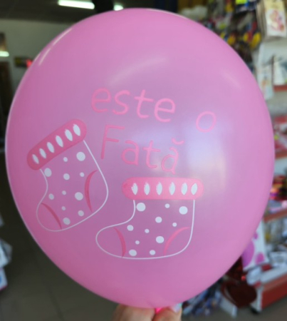 Set 6 baloane latex Este o fata 30 cm [2]