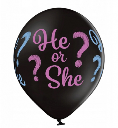 Set 6 baloane latex dezvaluire sex bebe He or She 30 cm [2]