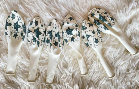 Set 6 baloane latex Iedera 30 cm [1]