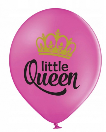 Set 6 baloane latex micuta regina / little queen 30 cm [3]
