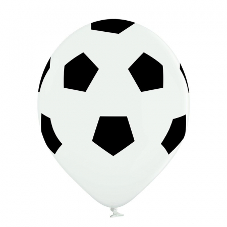 Set 6 baloane latex mingi de fotbal 30 cm [1]