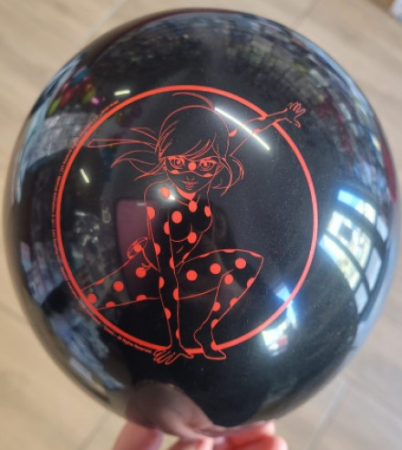 Set 6 baloane latex Miraculous / Lady Bug 23 cm [1]