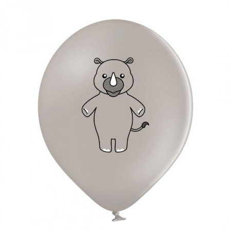 Set 6 baloane latex pastel animale zoo 30 cm [13]