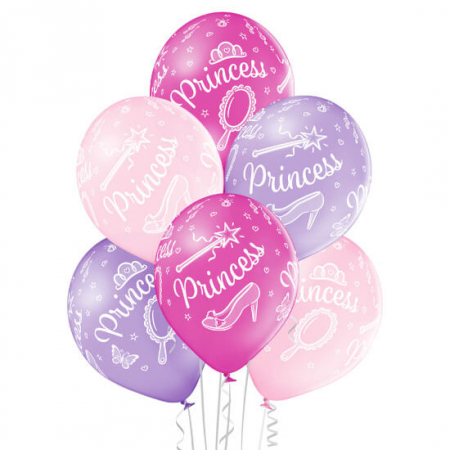 Printesa Sofia - Set 6 baloane latex Princess printesa 30cm
