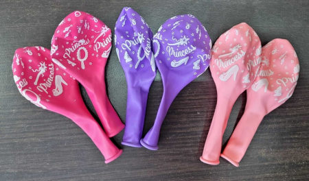 Set 6 baloane latex Princess printesa 30cm [7]