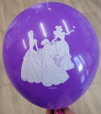 Set 6 baloane latex Printese Disney 22.8 cm [2]