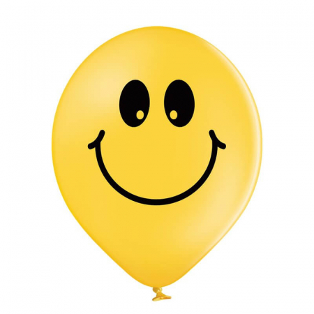 Set 6 baloane latex Smile Face 30cm [1]