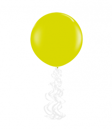 Accesorii pentru baloane - Set 6 cozi baloane alb 50 cm