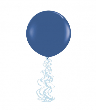 Accesorii pentru baloane - Set 6 cozi baloane albastru 50 cm