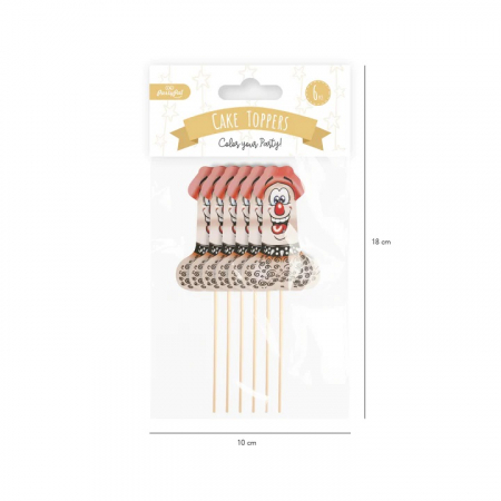 Set 6 decoratiuni briosa Mr D,burlacite 6 cm [3]