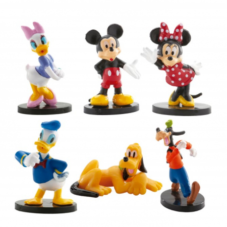 Toppere & Decoratiuni Tort - Set 6 figurine plastic Mickey si Prietenii 3 cm