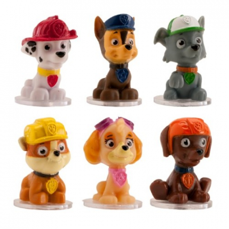 Toppere & Decoratiuni Tort - Set 6 figurine plastic Paw Patrol 3 cm