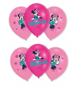 Minnie Mouse - Baloane - Set 6 Latex Baloane Minnie Mouse 27.5 cm