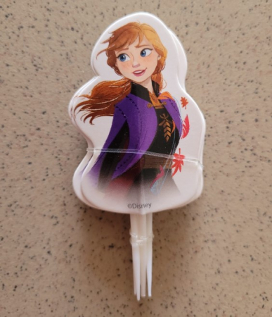 Set 16 modele decor hartie tort / briosa Frozen 5 cm [2]