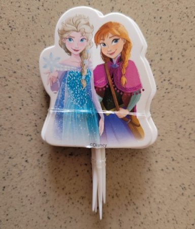 Set 16 modele decor hartie tort / briosa Frozen 5 cm [5]
