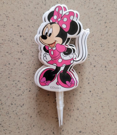 Set 8 modele decor hartie tort / briosa Minnie Mouse 16 buc [13]