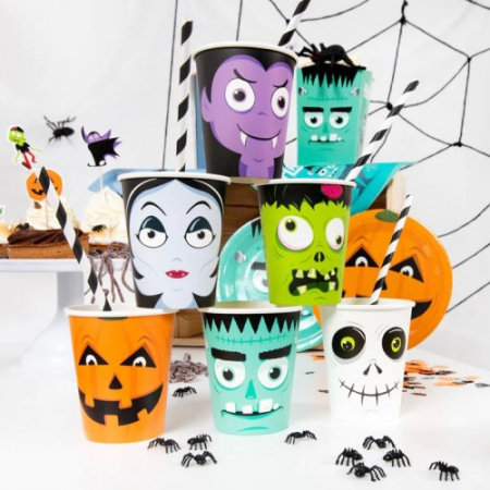 Set 6 pahare carton Halloween 220 ml [8]