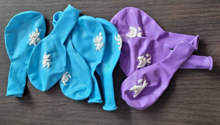 Set 8 baloane latex Stitch si Angel 25 cm [5]