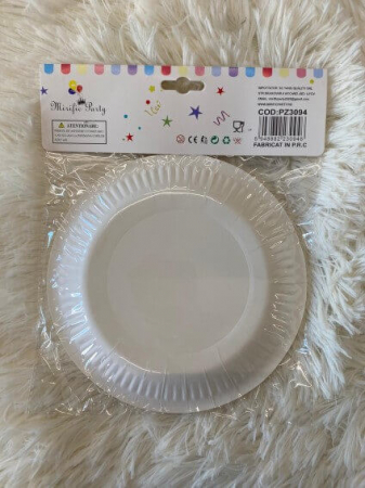 Set farfurii Happy Birthday din carton, 18 cm, 8 buc [4]