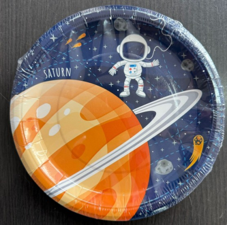 Set 8 farfurii astronaut 18 cm [2]