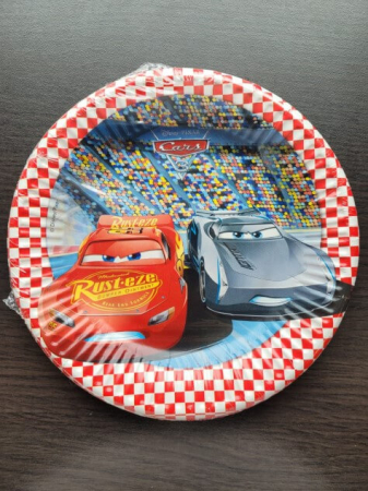Set 8 farfurii carton Cars 3 20 cm [1]