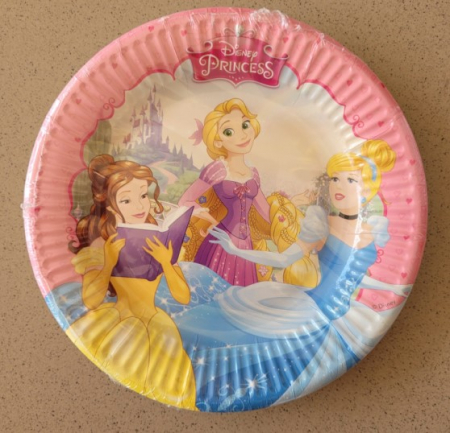 Set 8 farfurii carton Disney Princess 20 cm [3]