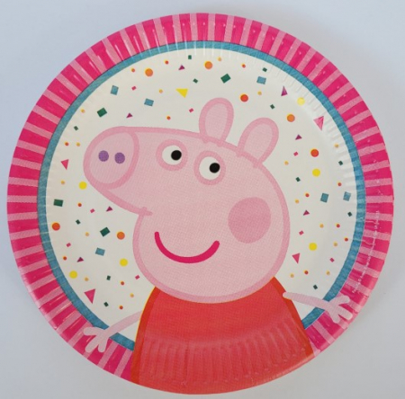 Set 8 farfurii carton Peppa Pig 18 cm [1]