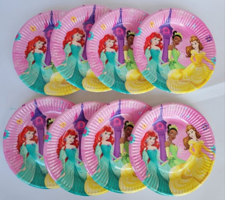 Set 8 farfurii carton Printese / Princess 19.5 cm [2]