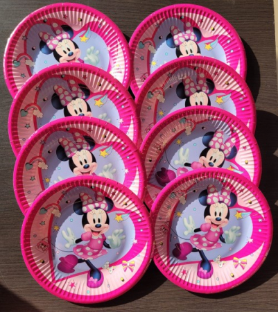 Set 8 farfurii Minnie Mouse 19.5 cm [1]
