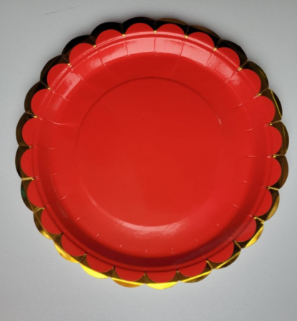 Set 8 farfurii rosii de 18 cm [1]