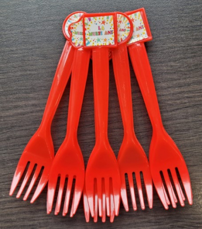 Set 8 furculite La multi ani rosu 14,5 cm [1]