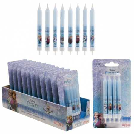 Set 8 lumanari tort Frozen 8 cm [4]