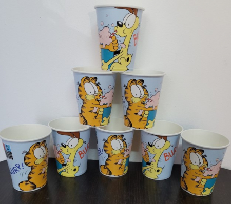 Set 8 pahare carton Garfield 250 ml [2]
