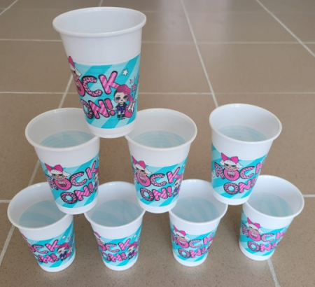 Set 8 pahare plastic LOL Surprise 200 ml [1]