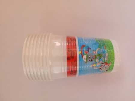 Set 8 pahare plastic Paw Patrol 200 ml [2]