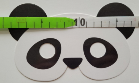 Set 8 propsuri masca si papion animalute zoo 17 cm [4]