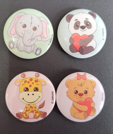 Set decor 4 figurine animalute zoo 3 cm [1]